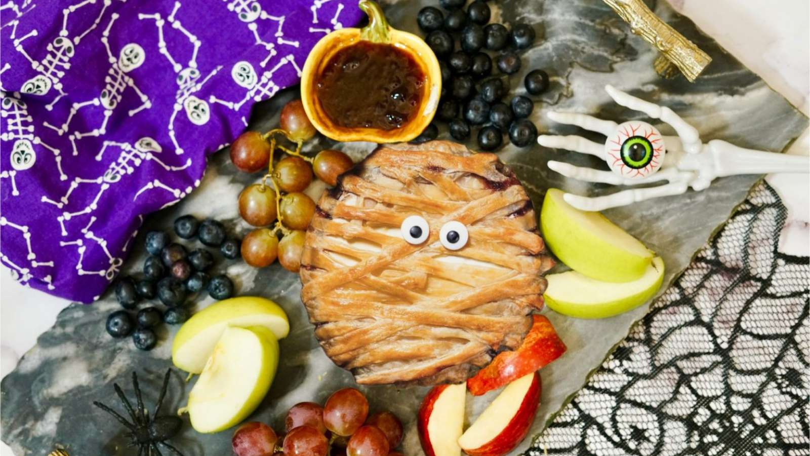 Mummy Baked Brie recipe by Cocktails And Appetizers.