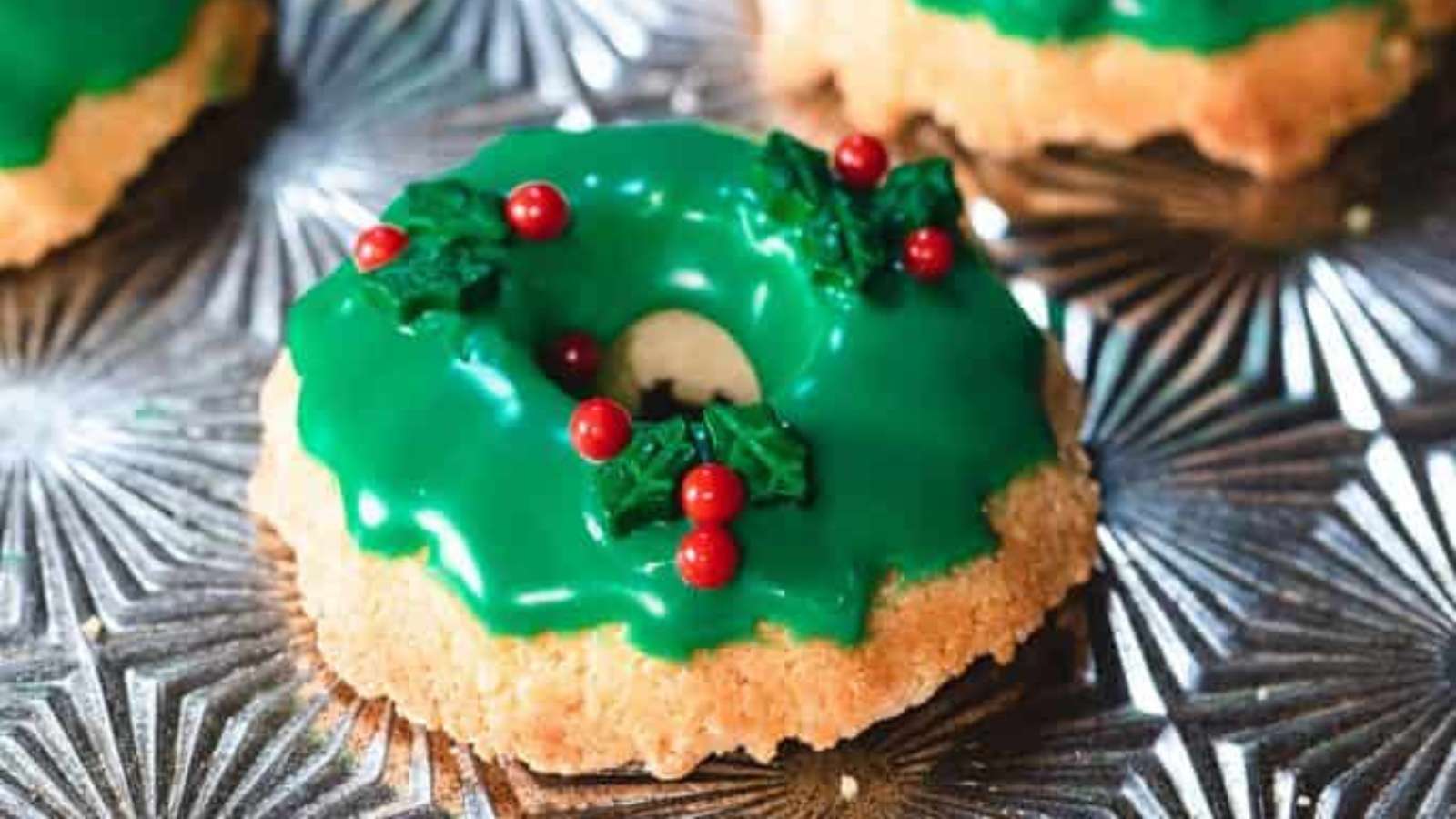 Christmas Wreath Cookies recipe by Erren’s Kitchen.