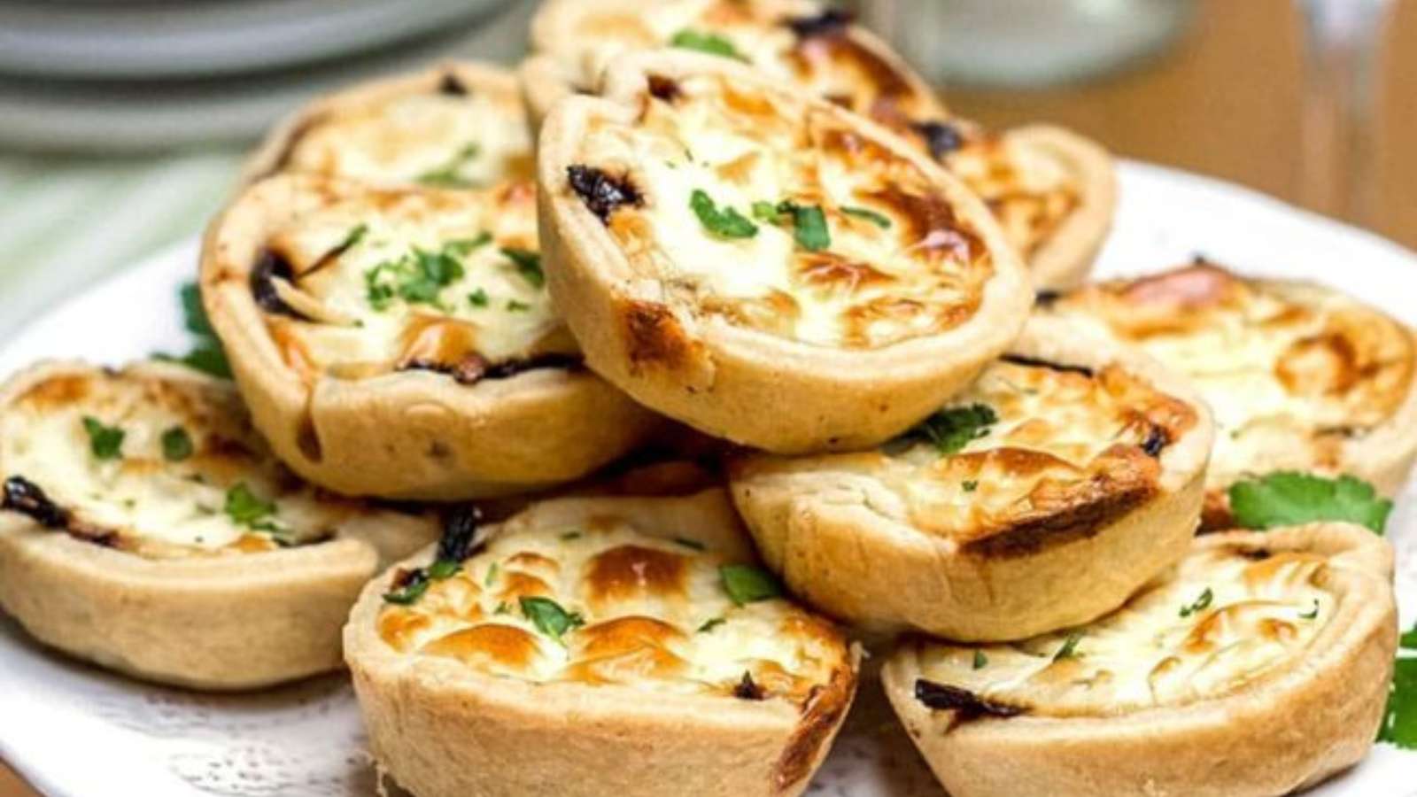 Feta And Caramelized Onion Tarts recipe by Erren’s Kitchen.