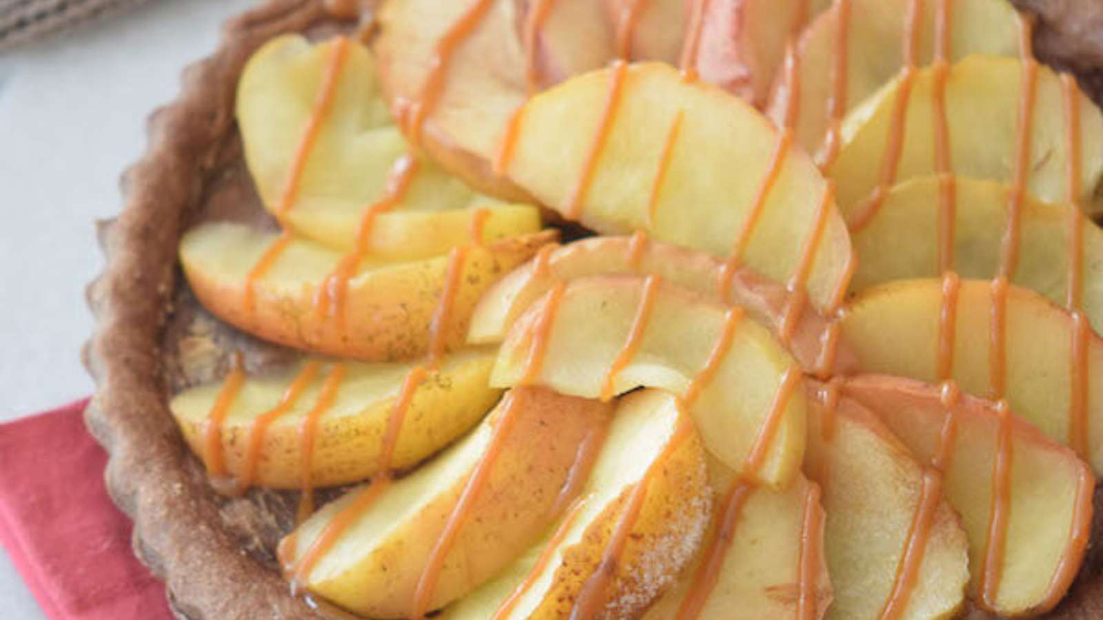 Chocolate Caramel Apple Pie recipe by In the Kids Kitchen.