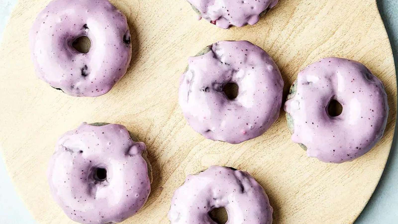 Blueberry Cake Donuts recipe by Kelly Neil.