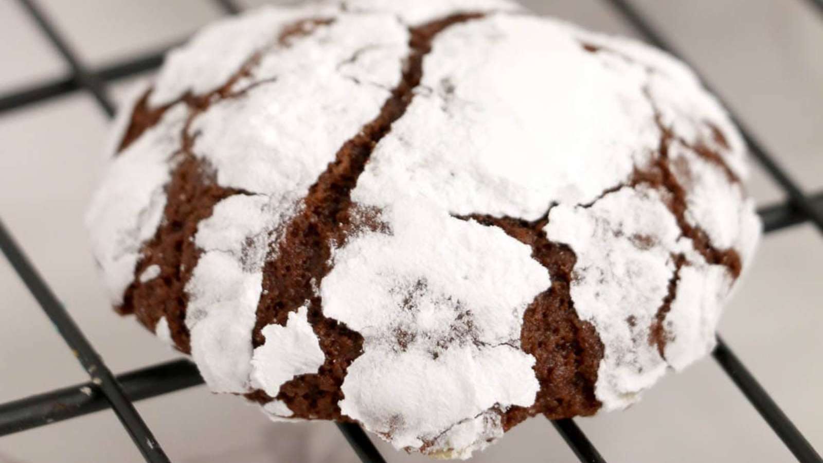 Cracked Chocolate Fudge Cookies recipe by Kitchen Divas.