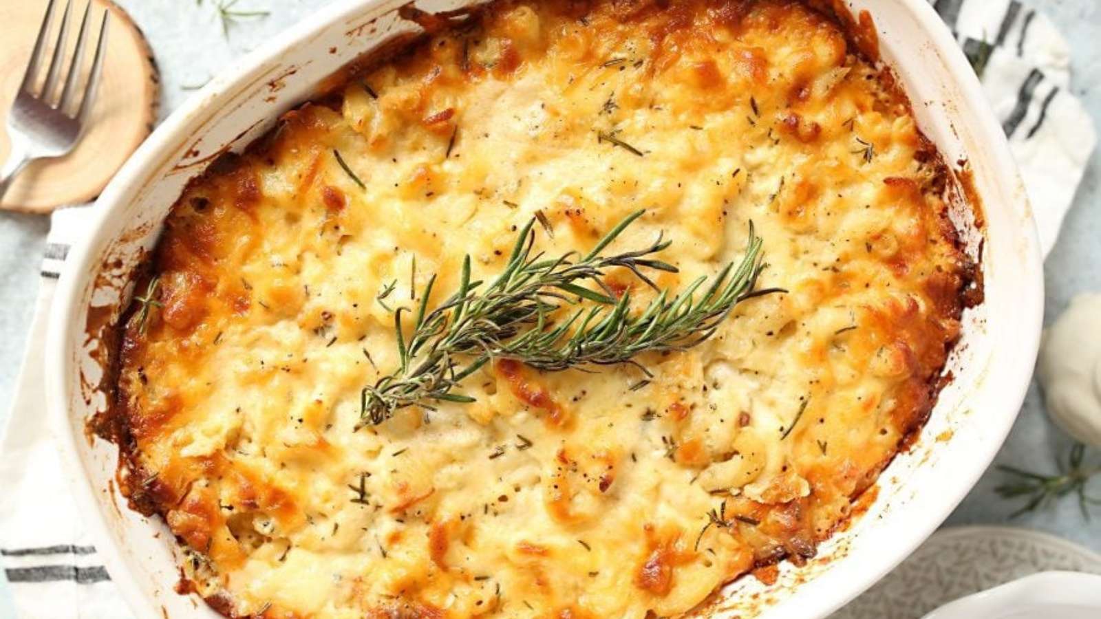 Easy Rosemary Macaroni And Cheese recipe by Kitchen Divas.