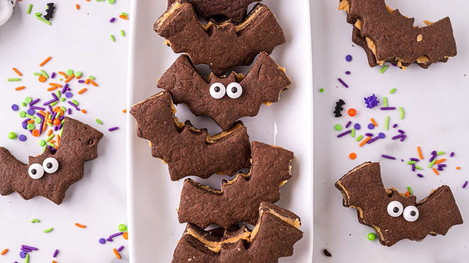 Halloween Bat Cookies recipe by Kitchen Divas.