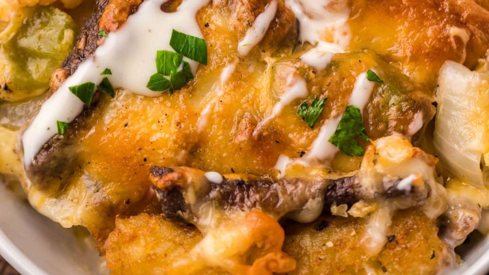 Loaded Tater Tots recipe by Kitchen Divas.
