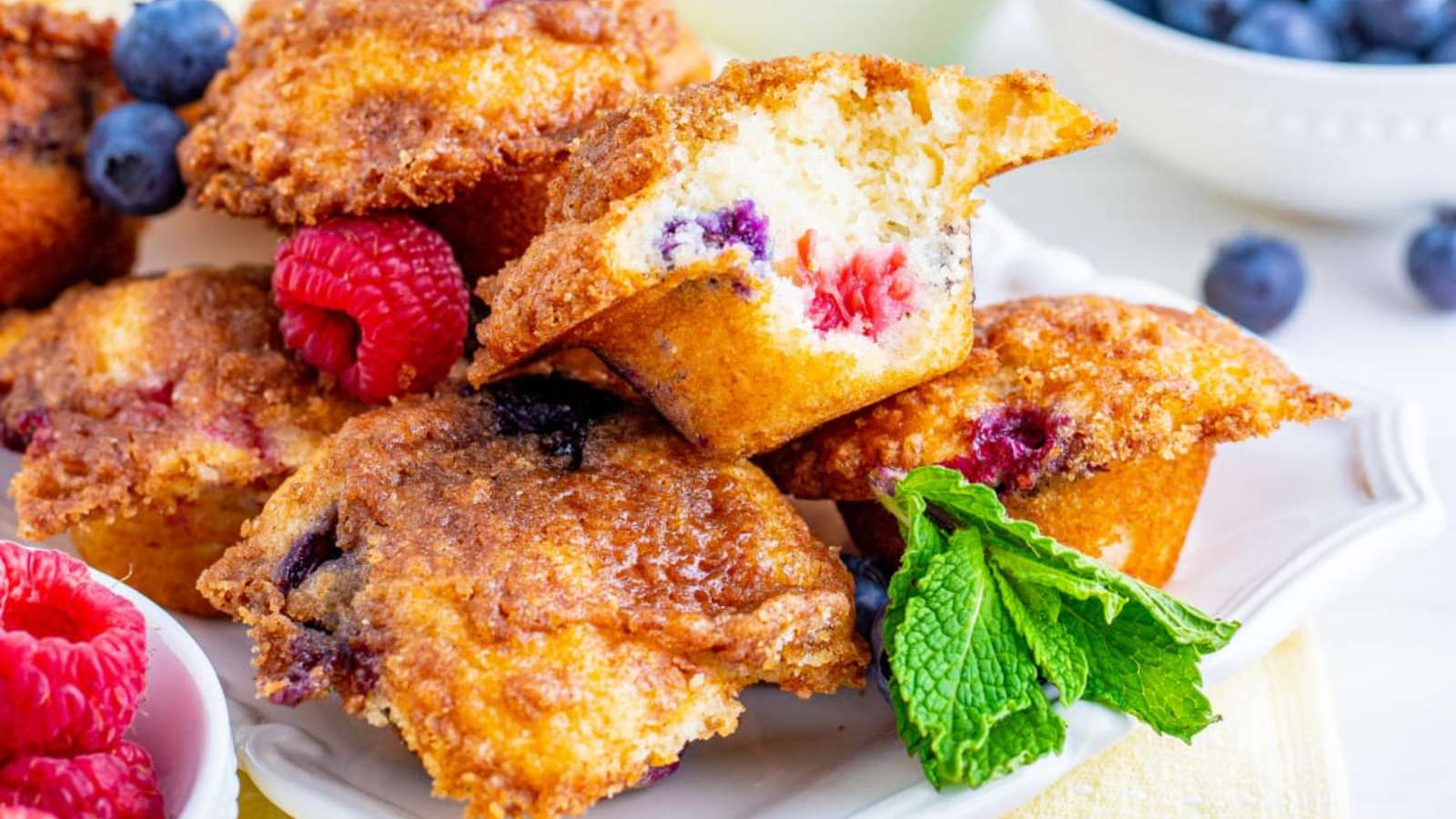 Mini Blueberry Muffins recipe by Kitchen Divas.