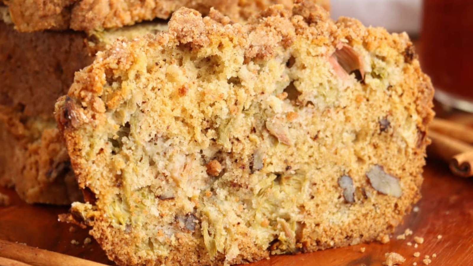 Rhubarb Bread recipe by Kitchen Divas.