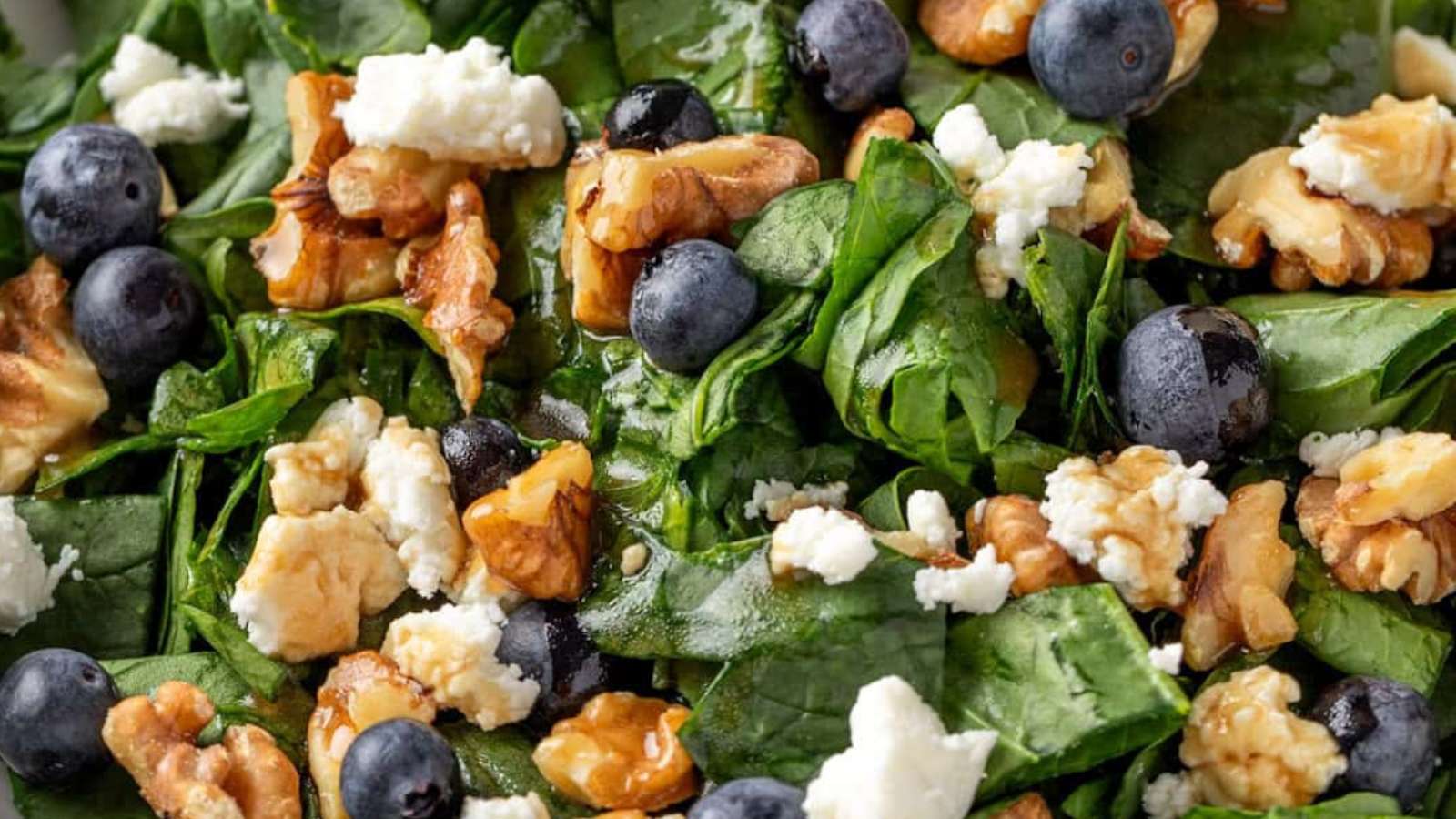 Blueberry Goat Cheese Salad recipe by Let Us Munch Lettuce.