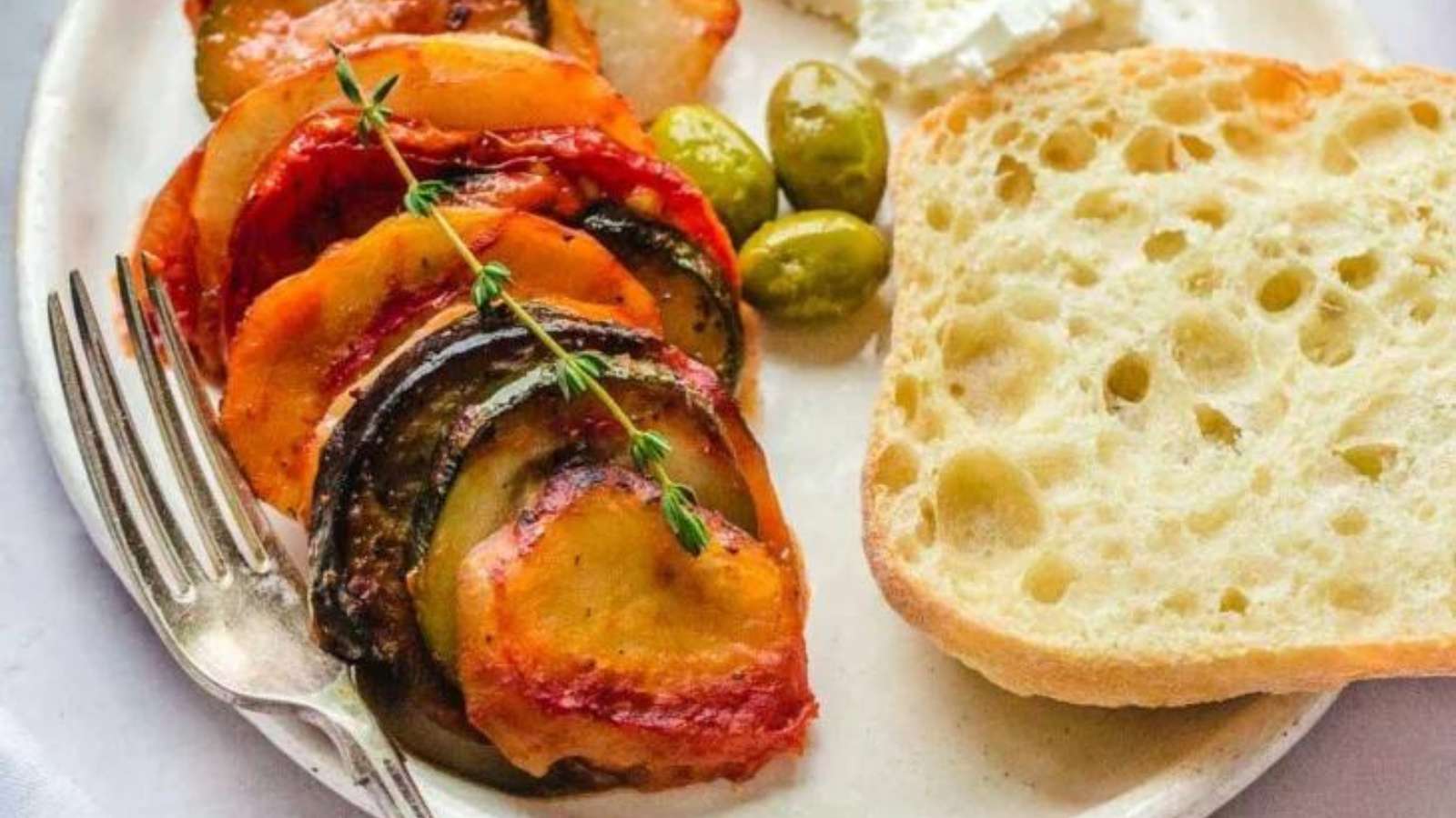 Briam (Greek Vegetable Bake) recipe by Little Sunny Kitchen.