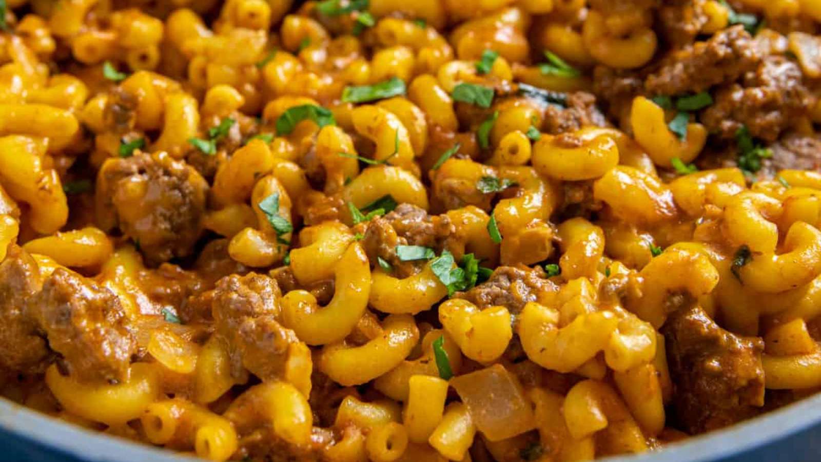 Beefy Mac And Cheese recipe by My Kitchen Serenity.