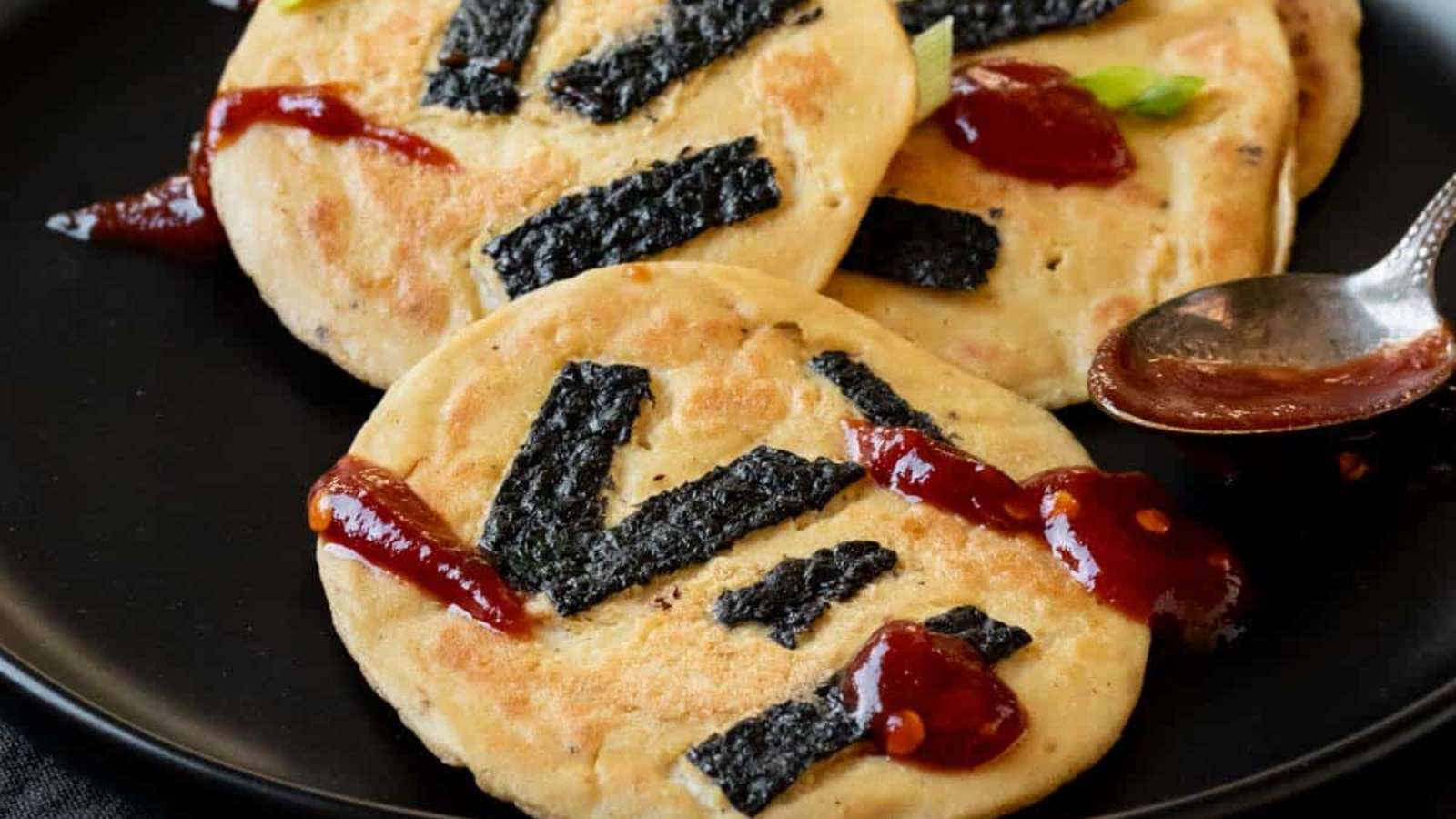 Savory Tofu Pancakes recipe by My Quiet Kitchen.