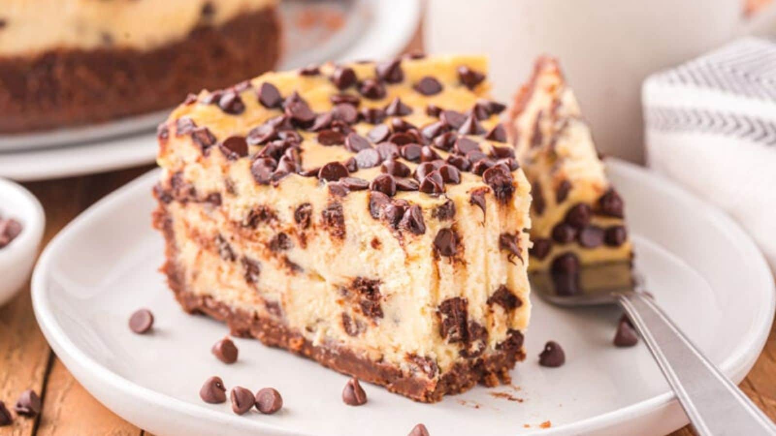 Chocolate Chip Cheesecake recipe by Princess Pinky Girl.