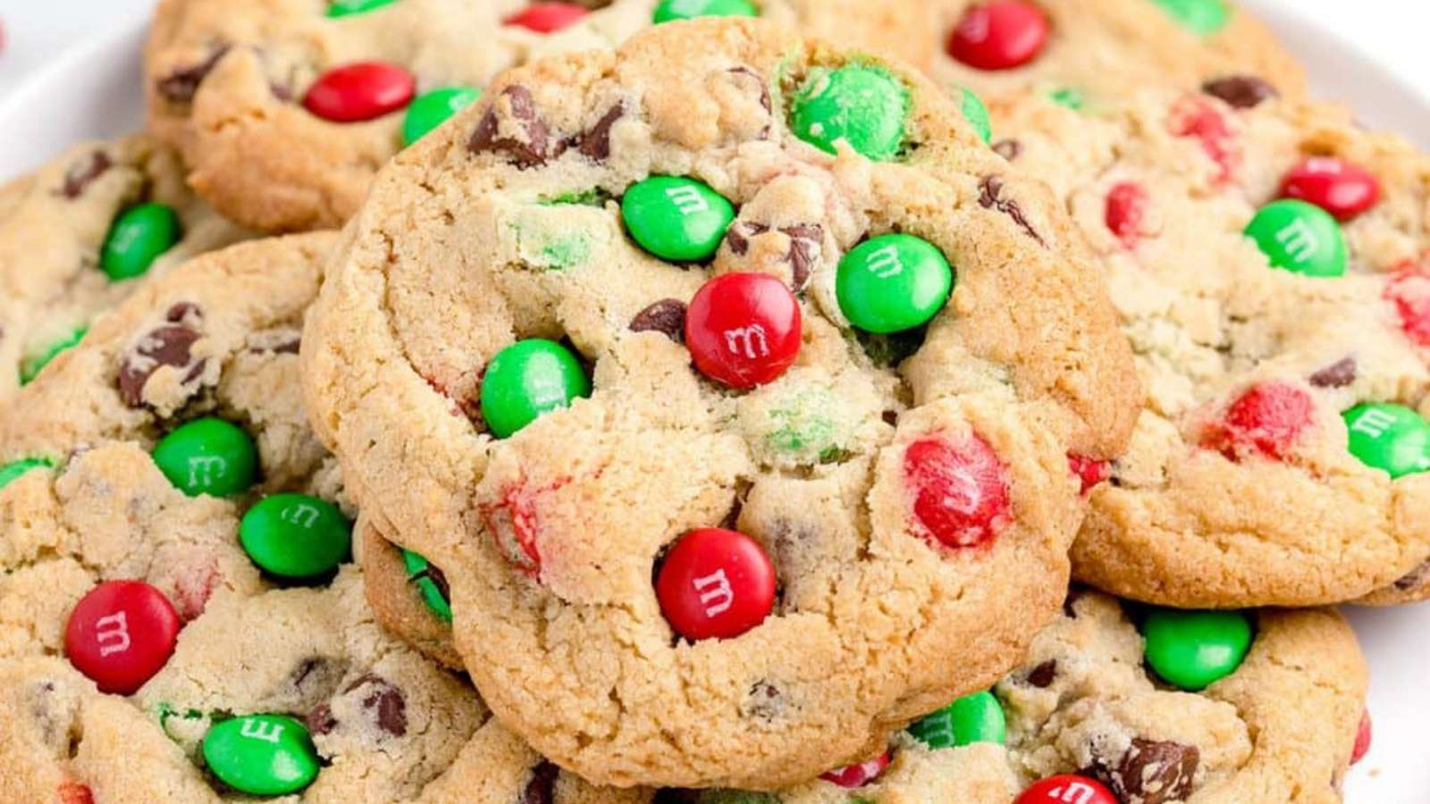 Christmas M&M Cookies recipe by Princess Pinky Girl.
