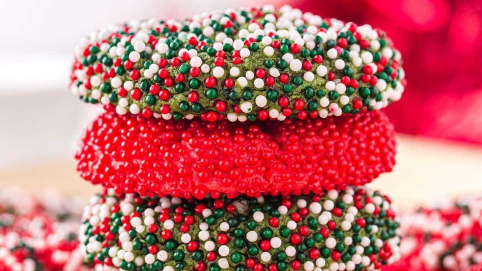 Christmas Sprinkle Cookies recipe by Princess Pinky Girl.
