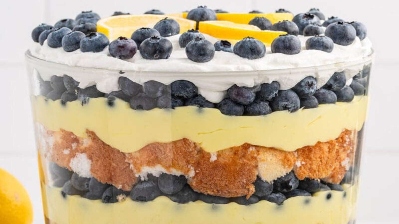 Lemon Blueberry Trifle recipe by Princess Pinky Girl.
