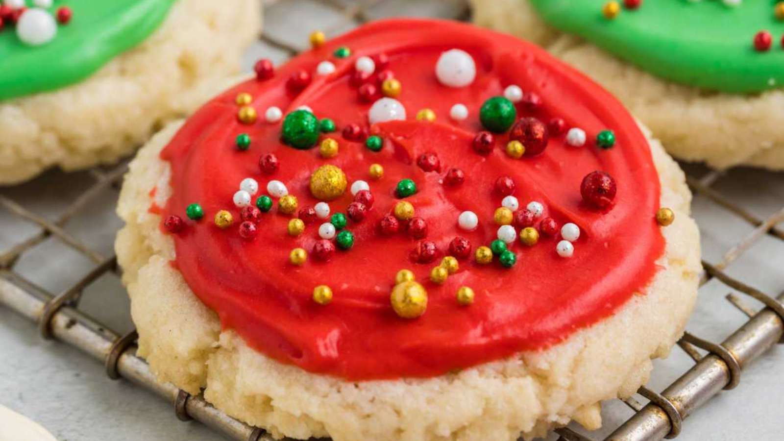 Christmas Sprinkle Cookies recipe by Quiche My Grits.