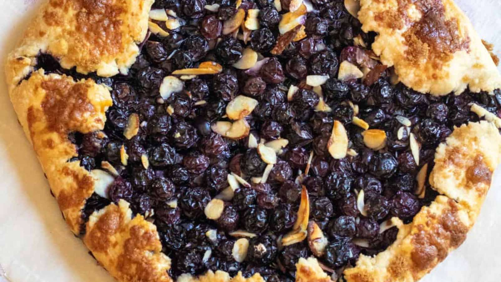 Blueberry Almond Galette recipe by Served From Scratch.