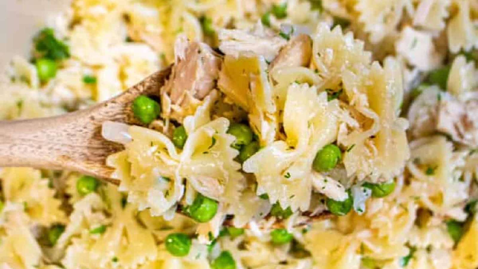 Tuna Pea Pasta recipe by Served From Scratch.