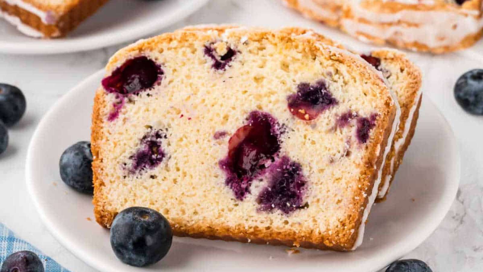 Blueberry Bread recipe by Simply Stacie.