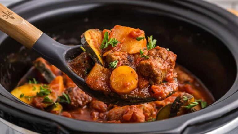Italian Sausage and Vegetable Stew recipe by Simply Stacie.