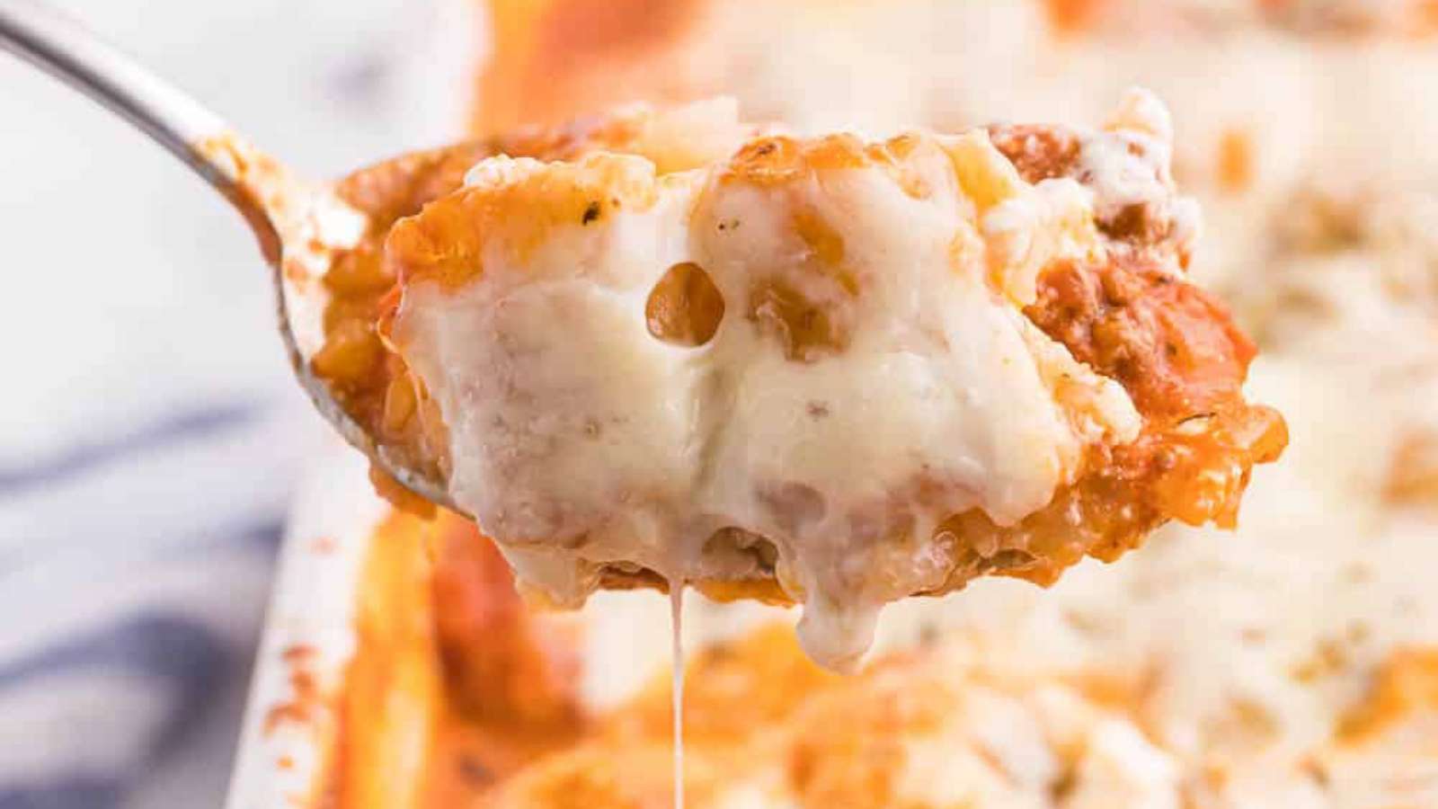 Lasagna Tater Tot Casserole recipe by Simply Stacie.