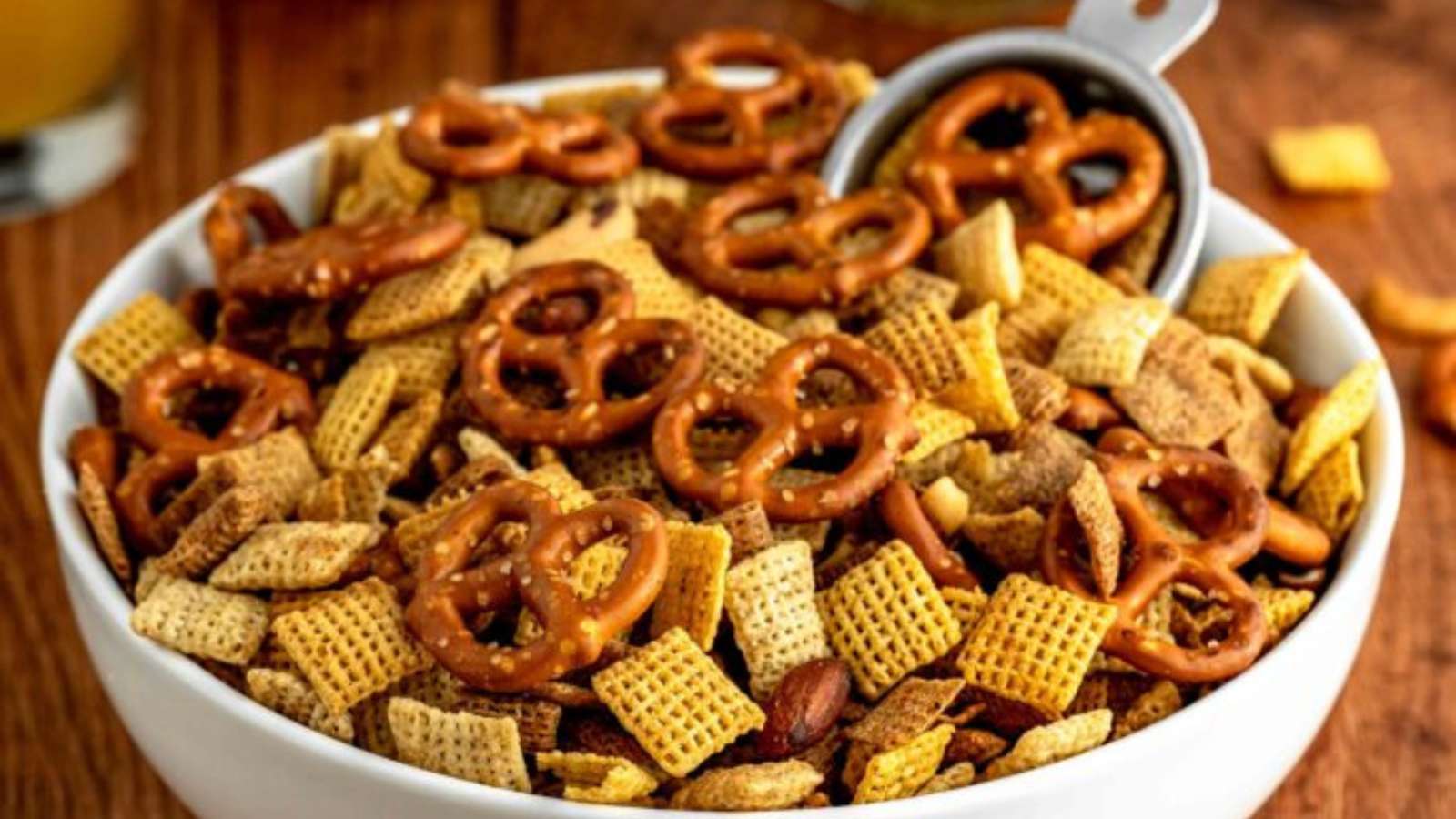 Cajun Snack Mix recipe by The Cookin Chicks.