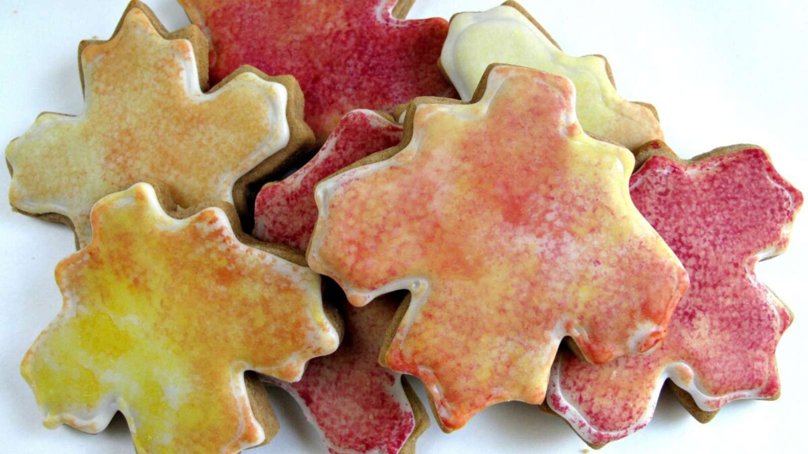 Gingerbread Fall Leaves recipe by The Monday Box.