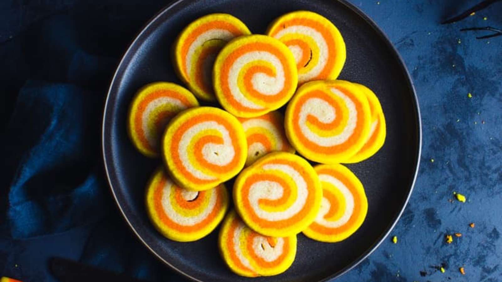 Candy Corn Cookies recipe by The Simple, Sweet Life.