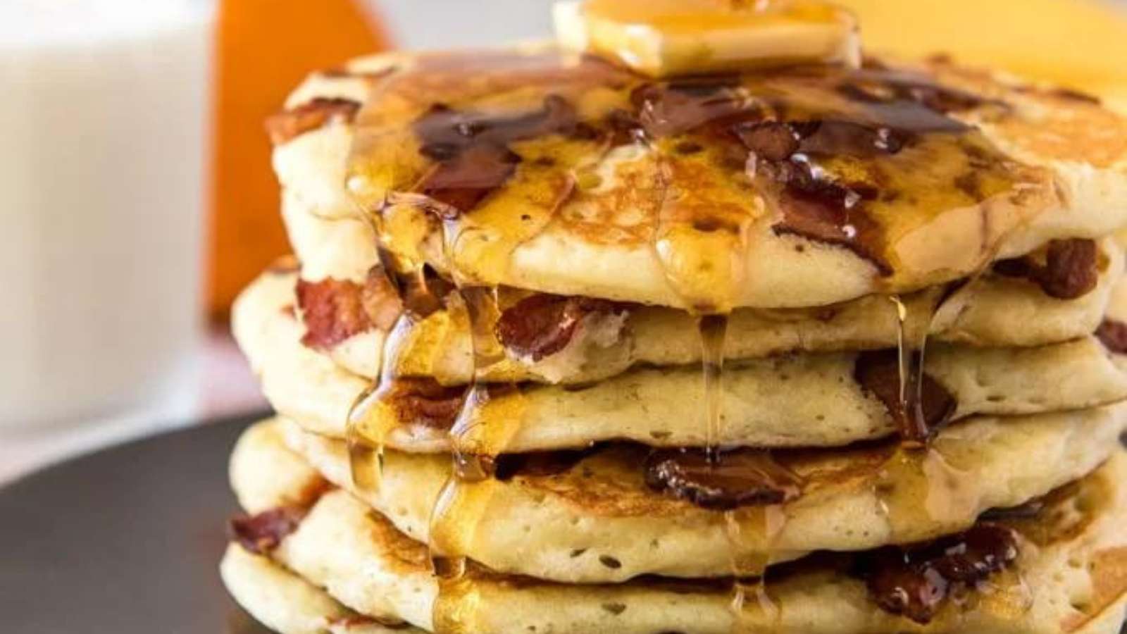 Bacon Pancakes recipe by Yellow Bliss Road.