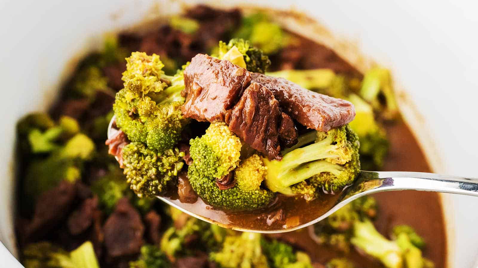 Crockpot Beef and Broccoli recipe by Cheerful Cook.