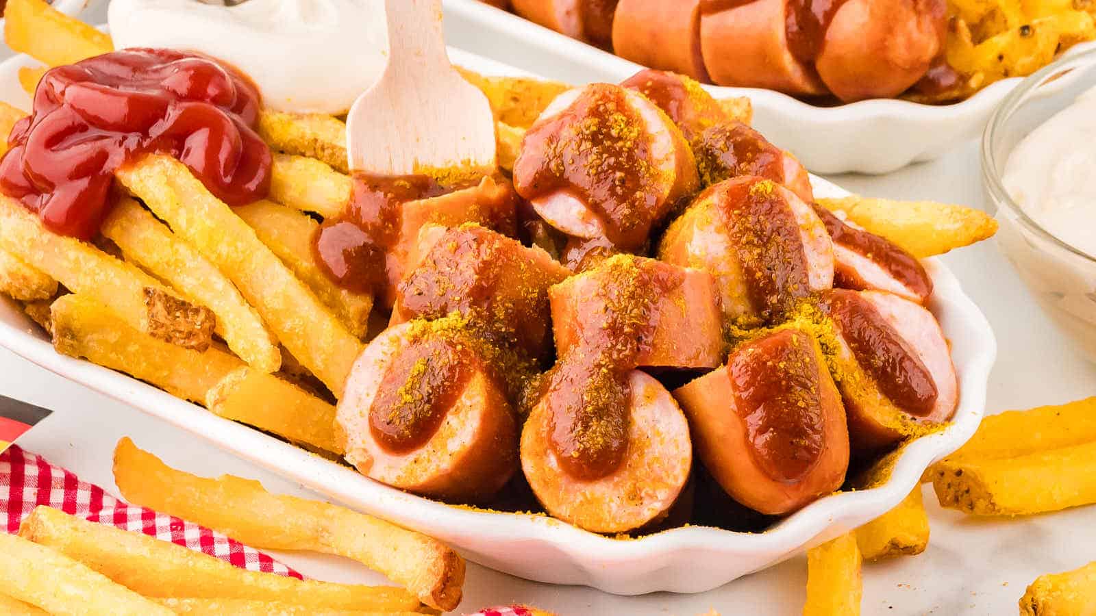 German Currywurst recipe by Cheerful Cook.