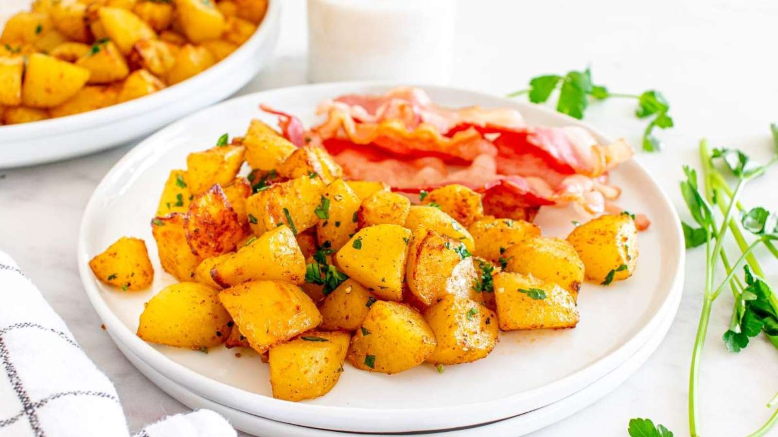 Air Fryer Breakfast Potatoes recipe by xoxoBella.