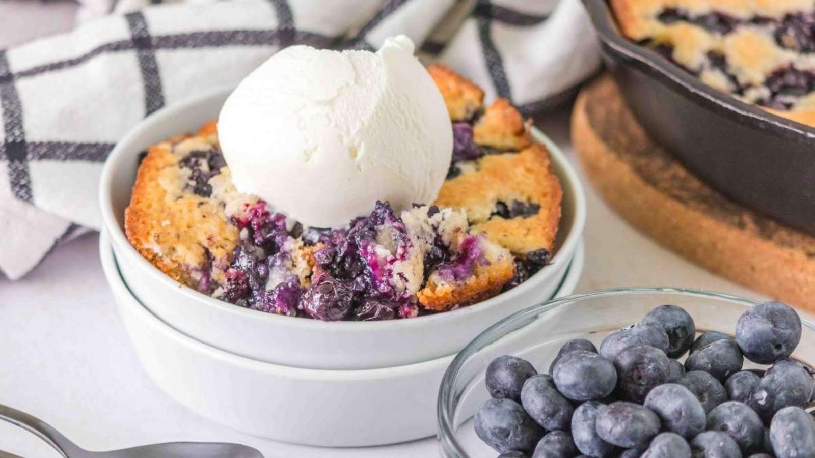 Bisquick Lemon Blueberry Cobbler recipe by xoxoBella.