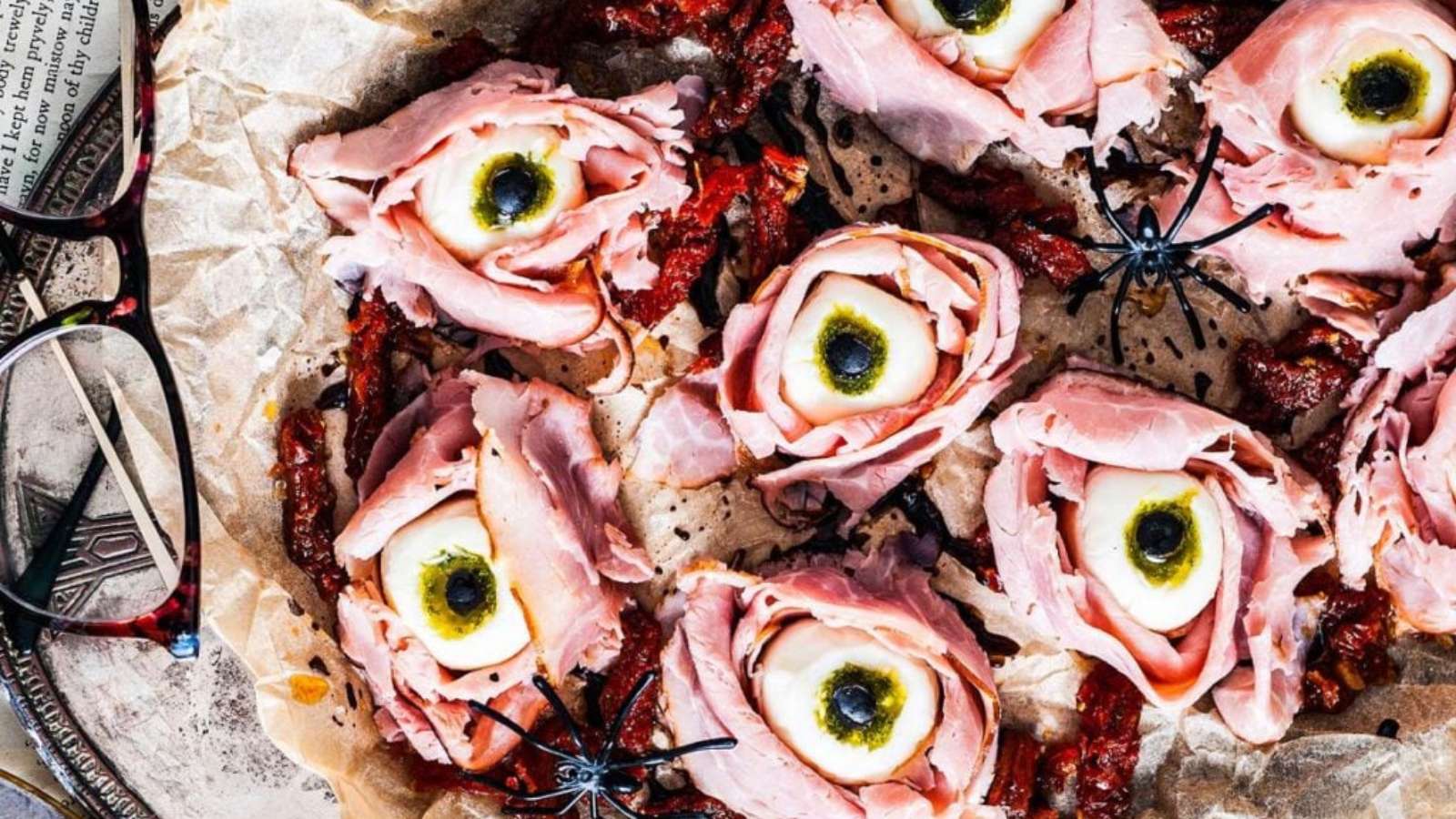 Halloween Antipasto Eyeballs Appetizer recipe by xoxoBella.