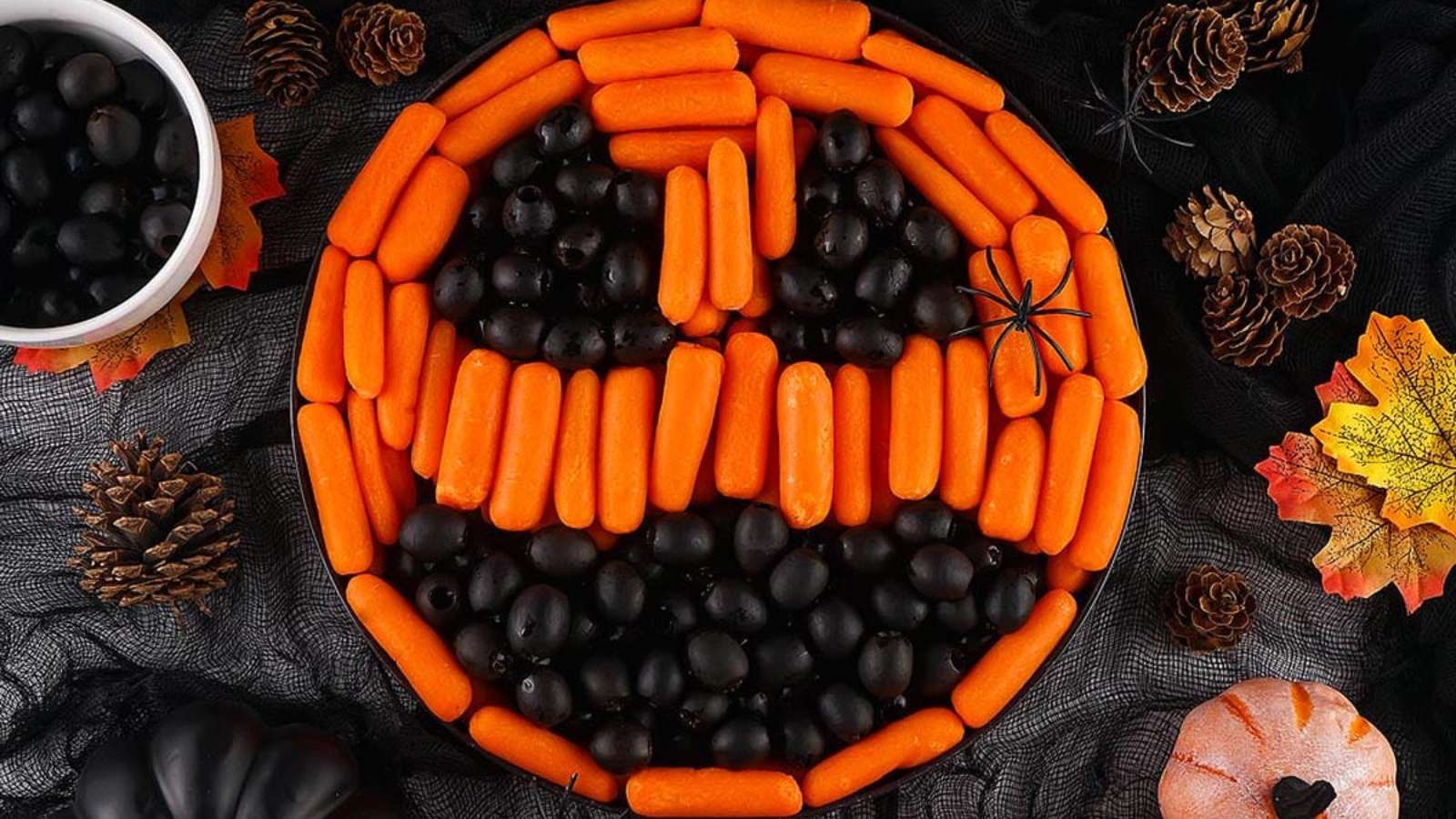 Halloween Veggie Platter recipe by xoxoBella.