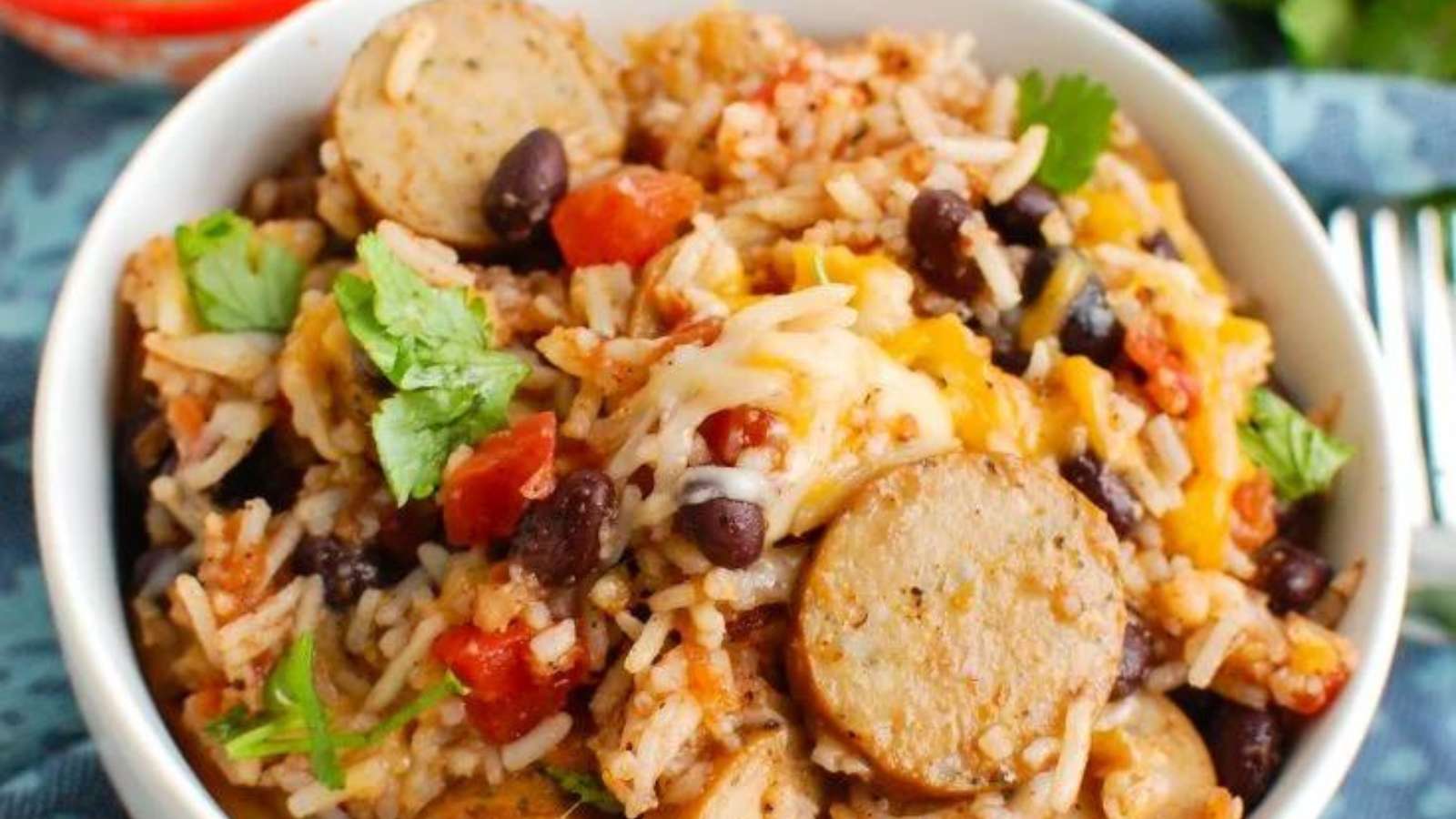 Sausage And Bean Casserole recipe by A Cedar Spoon.