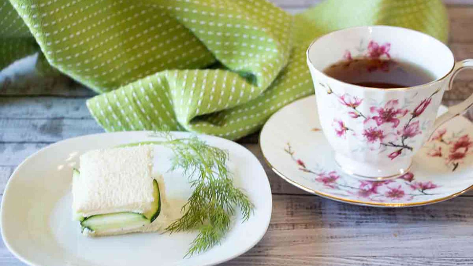 Cucumber Tea Sandwiches recipe by Art of Natural Living.