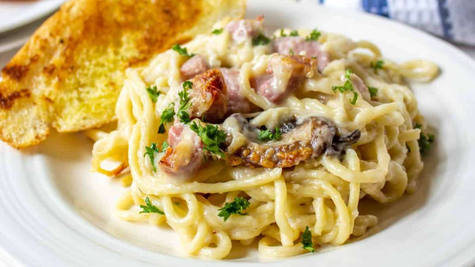 Ham Tetrazzini recipe by Beyond the Chicken Coop.