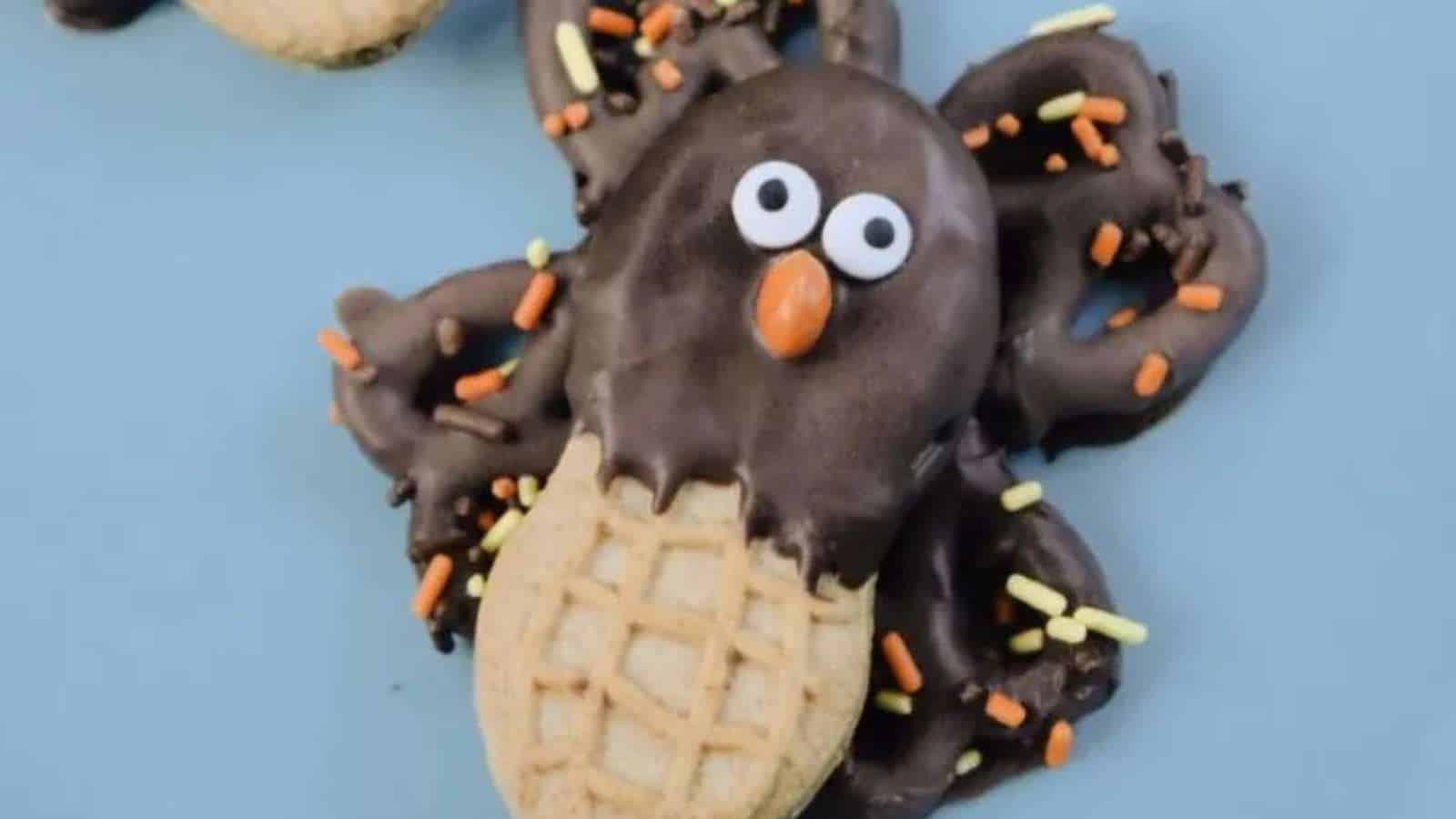 Nutter Butter Turkey Cookies recipe by Drugstore Divas.