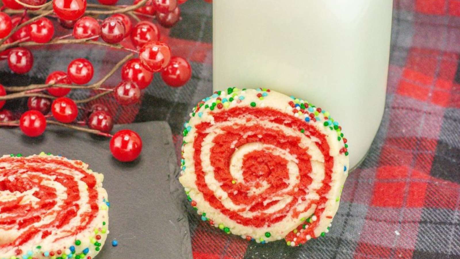 Christmas Pinwheel Cookies recipe by Easy Everyday Recipes.