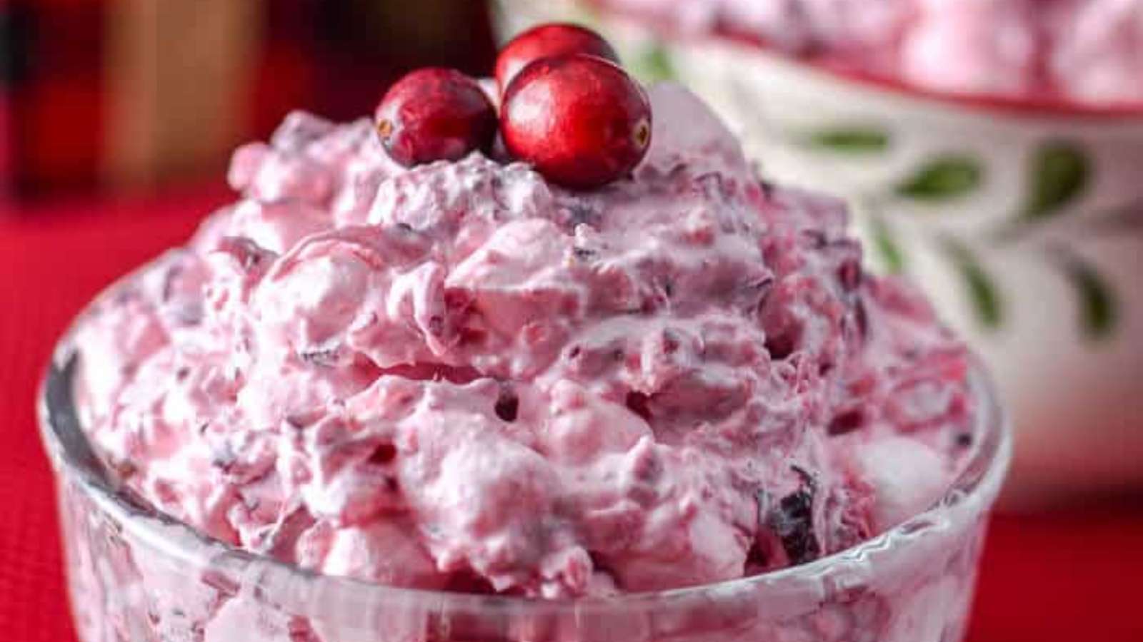 Cranberry Fluff recipe by Flavor Mosaic.