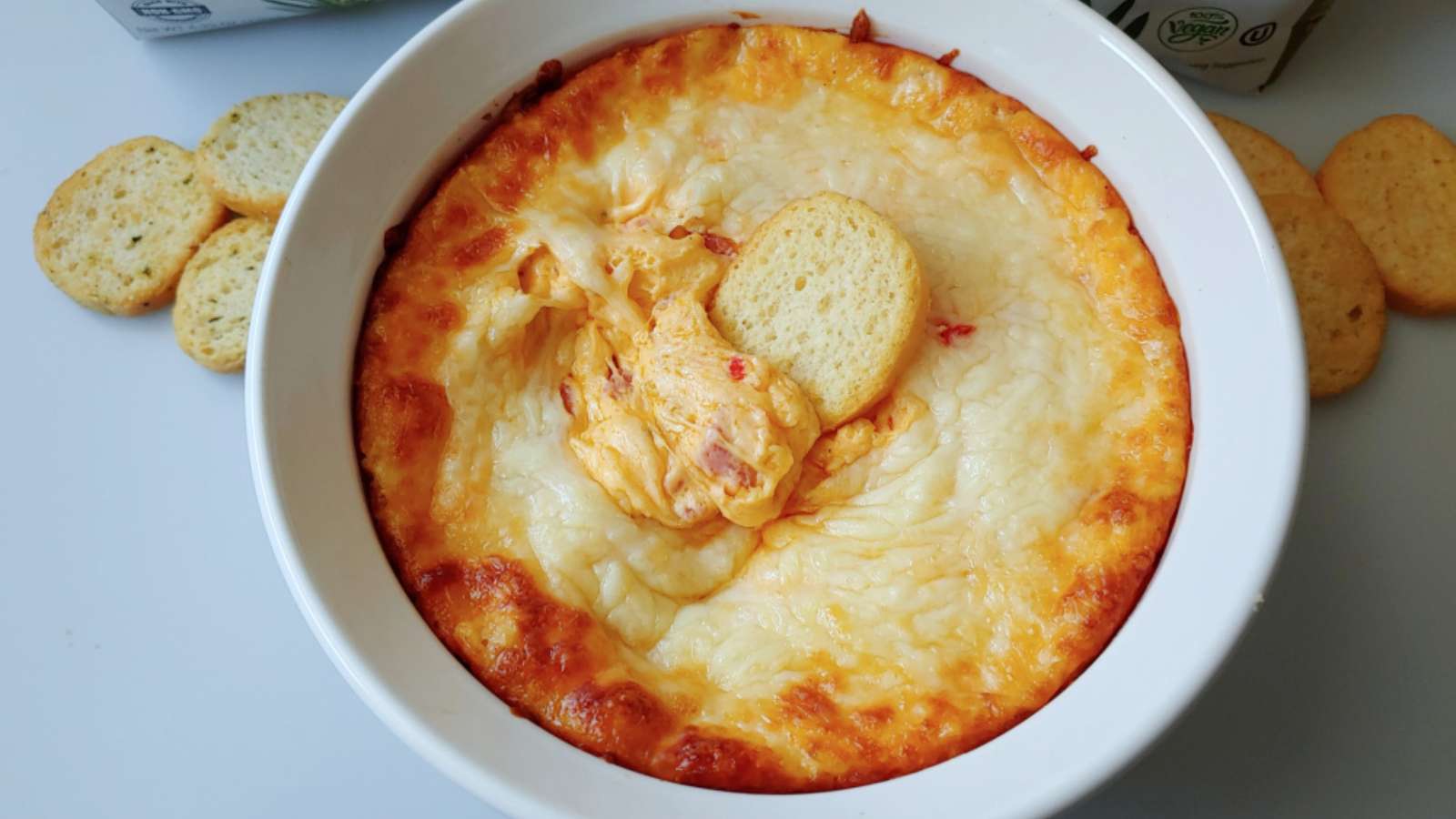 Cheesy Baked Spicy Italian Dip recipe by Flavorful Eats.