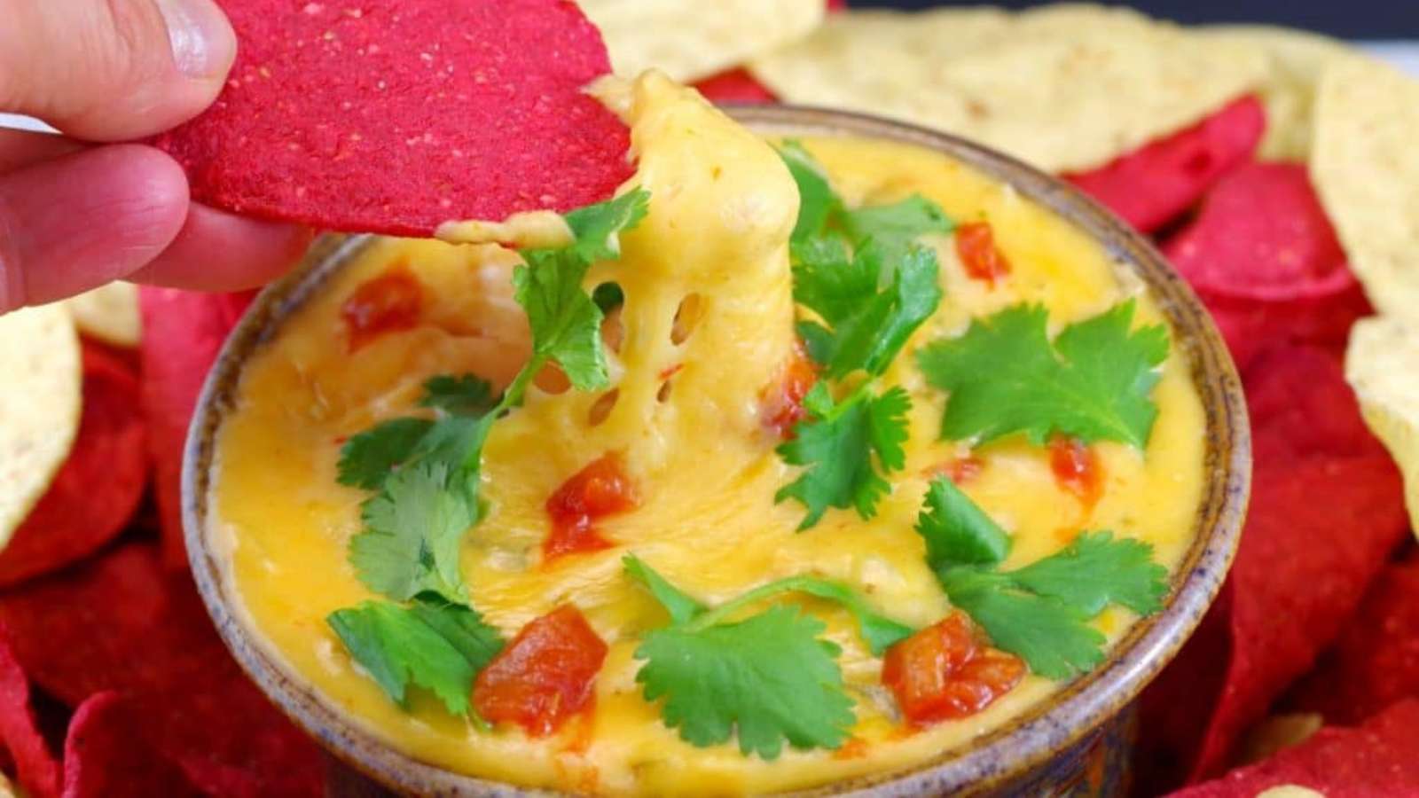 Chile Con Queso recipe by Food Meanderings.