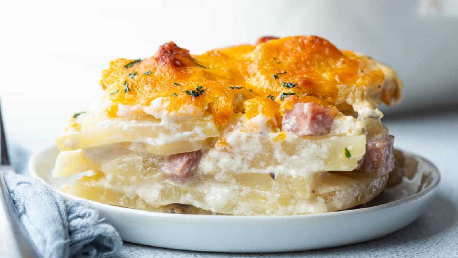 Scalloped Potatoes And Ham recipe by Gift of Hospitality.