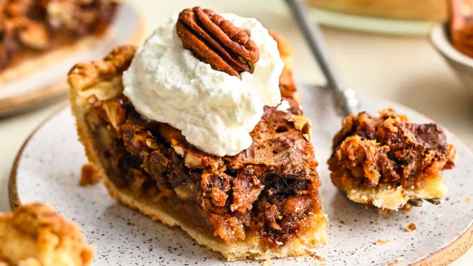Chocolate Pecan Pie recipe by I Heart Eating.