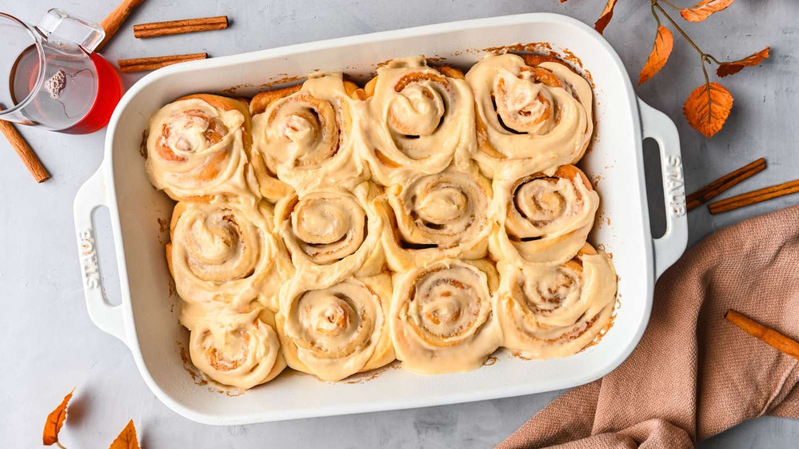 Maple Cinnamon Rolls recipe by I Heart Eating.