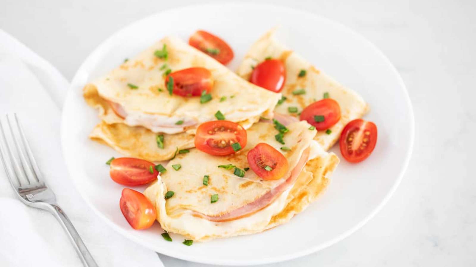 Ham And Cheese Crepes recipe by I Heart Naptime.