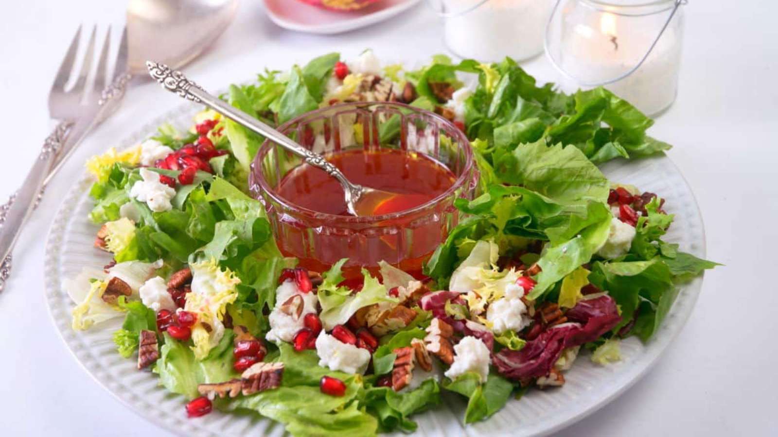 Christmas Wreath Salad recipe by In the Kitch.