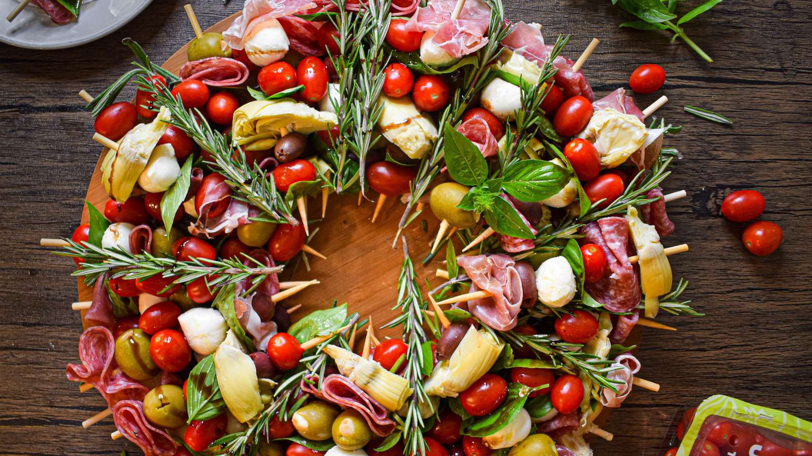 Antipasto Wreath recipe by Jam Jar Kitchen.