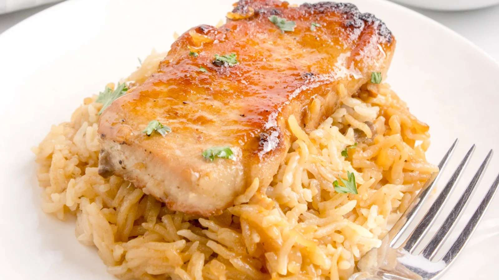 Easy Pork Chop Casserole recipe by Kitchen Divas.